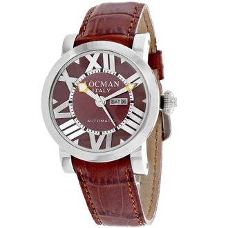 Locman Classic Automatic Brown Dial Ladies Watch 293BR/BR