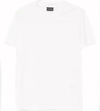 Emporio Armani T-shirts - Heren - T-shirts - Wit - M - Katoen - Tops