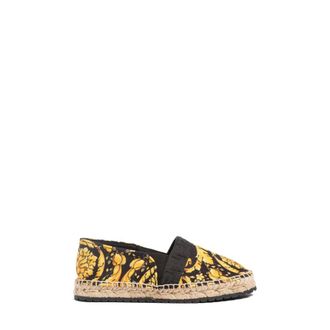 Versace Espadrilles, female, Yellow, Size: 7 US Espadrilles with logo
