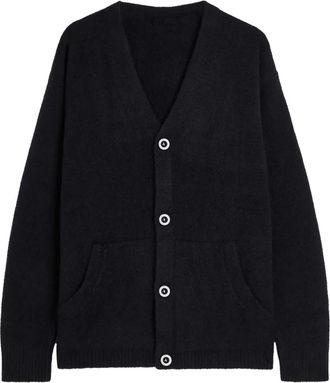 Ten c Cardigan con tasche - Nero