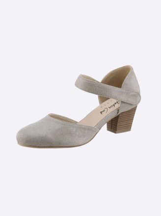 Andrea Conti Pumps ANDREA CONTI, Damen, Gr. 36, grau (hellgrau), Synthetik, Schuhe Pumps