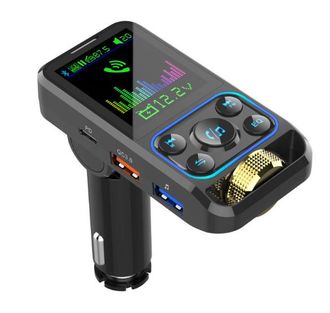OEM Kit Manos Libres Bluetooth 5.3 Para Radio De Coche Fm Con Reproductor De Mp3 Y Cargador R&aacute;pido