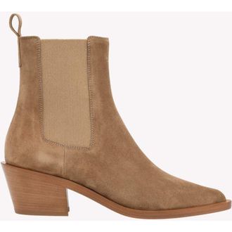 Gianvito Rossi Wylie Boots in Tan at Nordstrom, Size 39.5