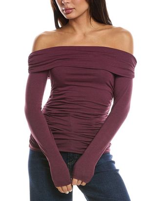 Rag & Bone Lucy Shirred Top