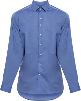 Etro Formal Shirts - Heren - Zakelijke Overhemden - Blauw - L - Overhemden