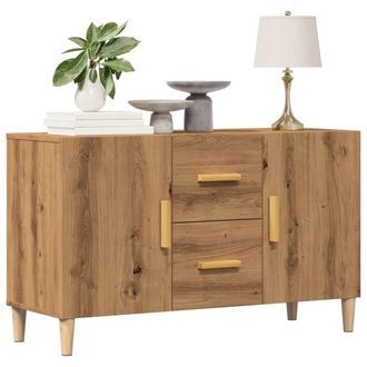 Berkfield Home Sideboard Artisan Oak 100x36x60 cm Engineered Wood in Brown | Size: 100 x 36 x 60 cm