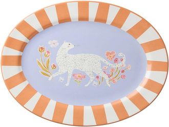 Certified International Menagerie Oval Platter
