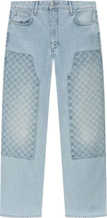 Misbhv Jeans con monogramma - Blu