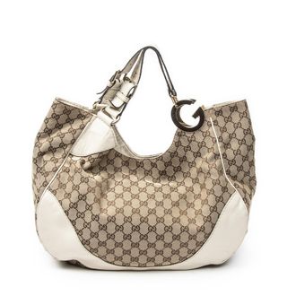 Gucci Pre-owned Womens Charlotte Hobo Shoulder Bag - Beige - One Size