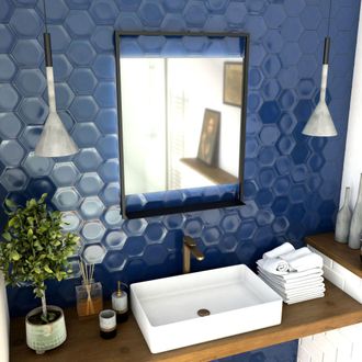 Aurlane Aurlane - Espejo De Ba&ntilde;o Led Autoiluminado 60x80cm - Lacado Negro Mate