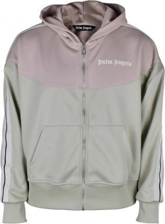 Palm Angels Hoodie met ritssluiting - Heren - Vesten met rits - Roze - S - Polyester - Hoodies & sweatvesten