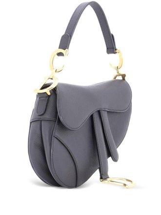 Dior Saddle Handbag Leather Mini shoulder bag - Nero