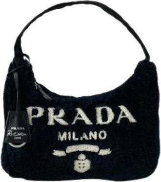 Prada Pre-owned Fabric prada-bags - Dames - Vintage Mini Tas - Zwart - ONE Size - Vintage