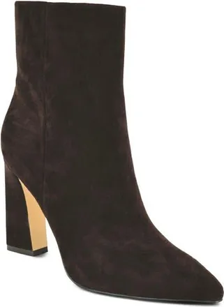 Nine West Todaye Bootie in Dark Brown at Nordstrom, Size 8.5