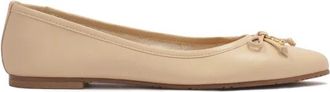Kazar Klassieke ballerinas met verlengde neus - Dames - Ballerinas - Beige - 37 EU - Leer - Schoenen