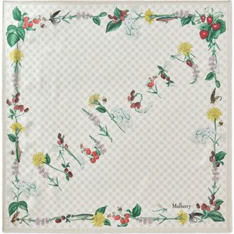 Mulberry Square Scarf - Riverside Floral in Eggshell at Nordstrom