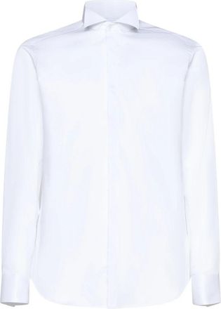D4.0 Formal Shirts - Heren - Zakelijke Overhemden - Wit - S - Overhemden