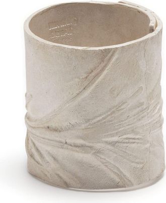 Detaj wrap around cast ring - unisex - Metal - 7 - White