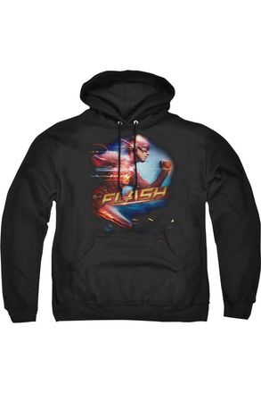 Gildan The Flash Fastest Man Adult Pull Over Hoodie / Hooded Sweatshirt