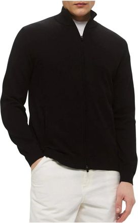 Emporio Armani Cardigan con zip - - Sweatshirts & Hoodies - Uomo - Nero - L