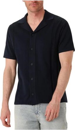 Saint Steve Saint Steve, Heren, Overhemden, Blauw, Maat: XL Katoen