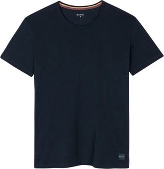 Paul Smith Cotton Lounge T-shirt - Heren - T-shirts - Blauw - S - Katoen - Tops