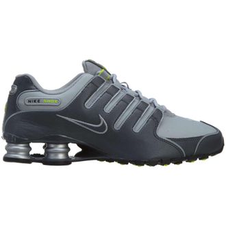 Nike Shox NZ Leather Synthetic Mens Low Top Trainers - Dark Grey - Size:UK 9.5