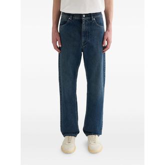 Jil Sander Multi-stitched Embossed Logo Trousers