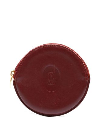 Cartier 1990-2000 leather coin case - women - Leather - One Size - Red