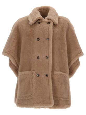 Max Mara Beige Shirt Collar Trench Coat
