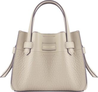 Pourchet Blossom Nano - Dames - Handtassen - Beige - ONE Size - Leer - Tassen