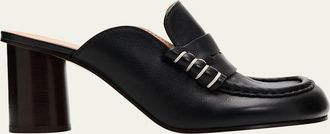 J.W.Anderson 70mm Leather Loafer Mules
