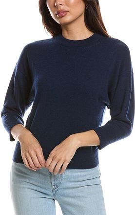 Fort&eacute; Cashmere Crop Cashmere Sweatshirt