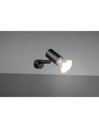 Trio Leuchten Foco Orientable Para Ba&ntilde;o Negro Lorenzo Trio Lighting