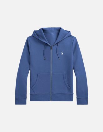 Polo Ralph Lauren Mens Polo Ralph Lauren Double Knit Zip Hoody 071 Earth Blue - Size: 40