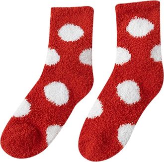 Generic Black Trainer Socks Womens 47 Womens Socks Socks Women Fuzzy Socks Winter Coral Socks Polka Dot Cute Home Stocking Cycling Socks For Men 912 Gift Sets
