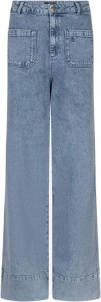 Ibana Dames, Jeans, Blauw, Maat: XL Denim