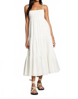 Saltwater Luxe Sorrento Midi Dress In Salt