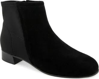 Munro Flora Bootie in Black Combo at Nordstrom, Size 10.5