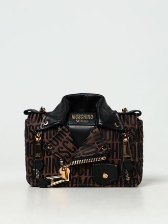 Moschino Borsa Moschino Couture in pelle e tessuto jacquard