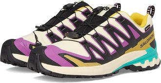 Salomon XA Pro 3D Womens Running Shoes Transparent Yellow/Black/Waterfall : 7.5 M, Synthetic