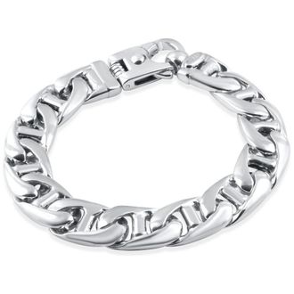 Pompeii3 Mens Link 14k Gold (113gram) or Platinum (183gram) 13.5mm Bracelet 9