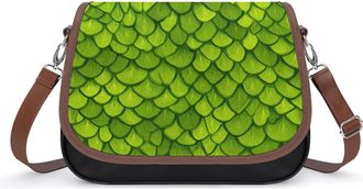 Generic Snakeskin Pattern Print Crossbody Bags for Women Shoulder Messenger Bag Purse Handbags