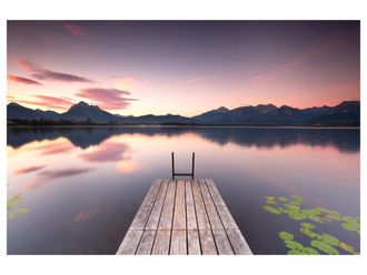 Schubiger M&ouml;bel Digitaldruck auf Acrylglas Steg in Der Abendd&auml;mmerung