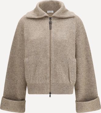 Brunello Cucinelli High-neck Sweater with wide sleeves Female S