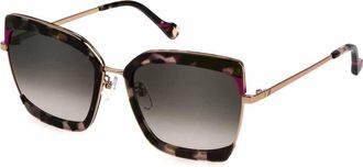 Yalea SYA125 RITA 08FC Womens Sunglasses Gold Size 57