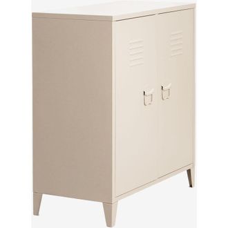 Sklum Sklum - Credenza armadietto a 2 ante Pohpli in acciaio