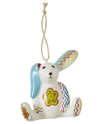 Spode Kit Kemp Minnie Rabbit Patchwork Ornament