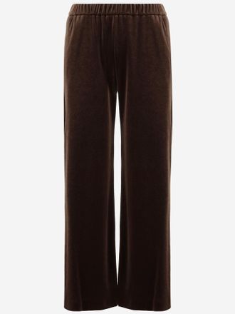 F.it stretch fluwelen broek