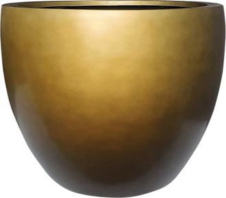 Baq Blumentopf Gradient Ballon L ø 70 / Höhe 56 cm - Honey Matt